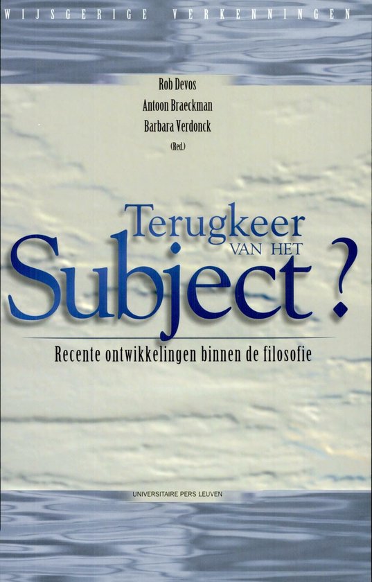 Terugkeer van het subject?