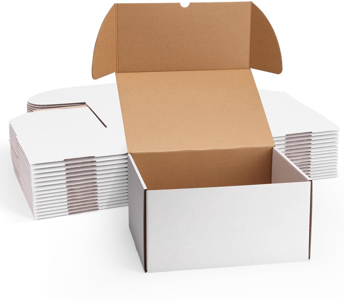 IMPERATORIS® Verzenddoos met Bovenklep - Pakket Brievenbus - Sterke Doos - Postdoos - 15 stuks