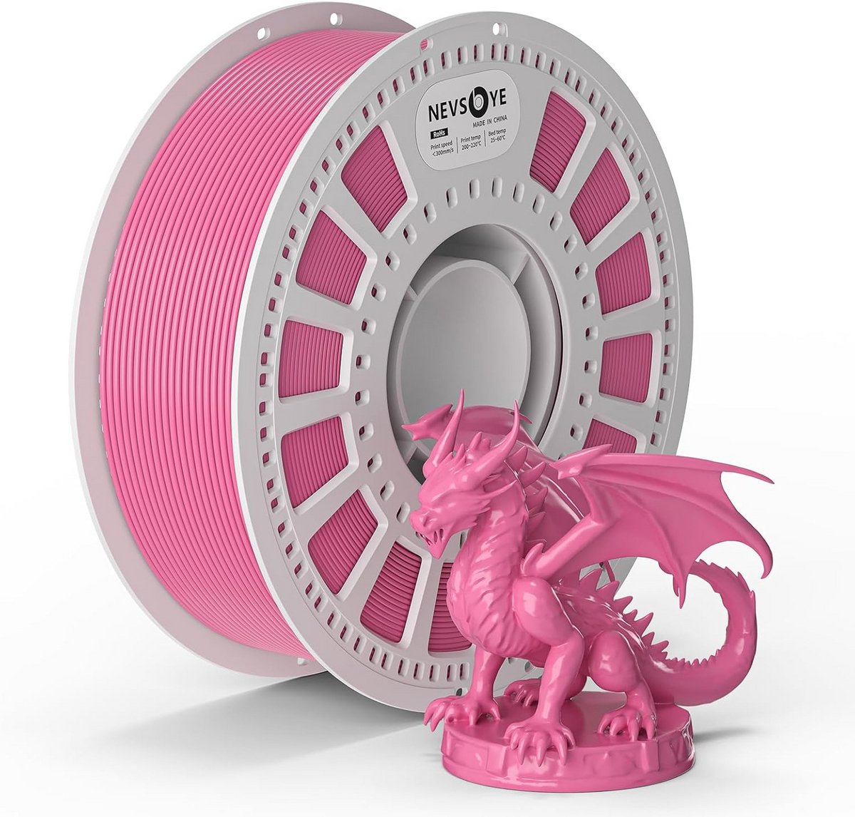 Hoogwaardig PLA+ 3D Printer Filament 1.75mm - Hoge Taaiheid, +/- 0.02mm Precisie, 1.1kg Spoel