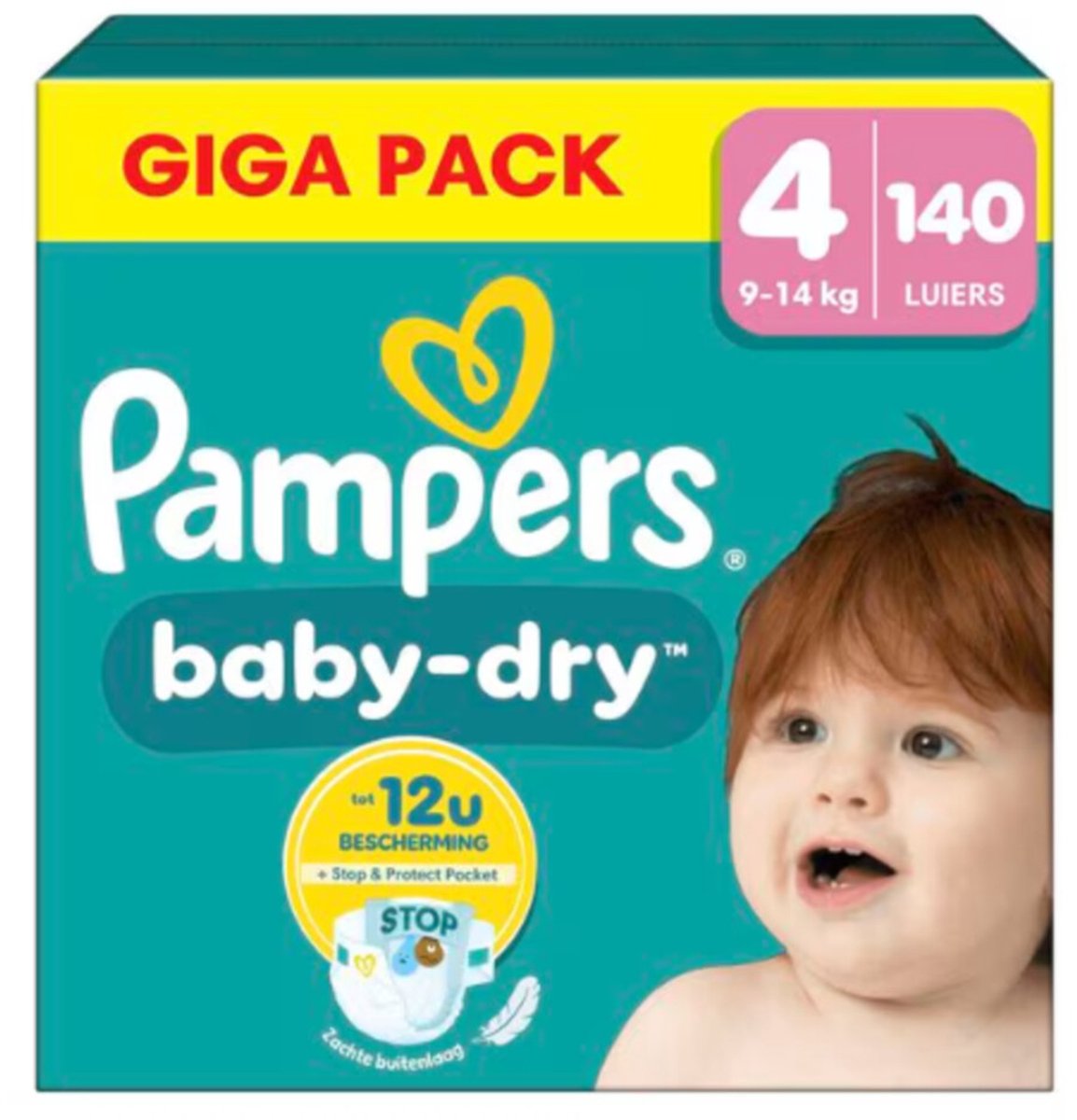 Pampers Baby-Dry Maandbox maat 4