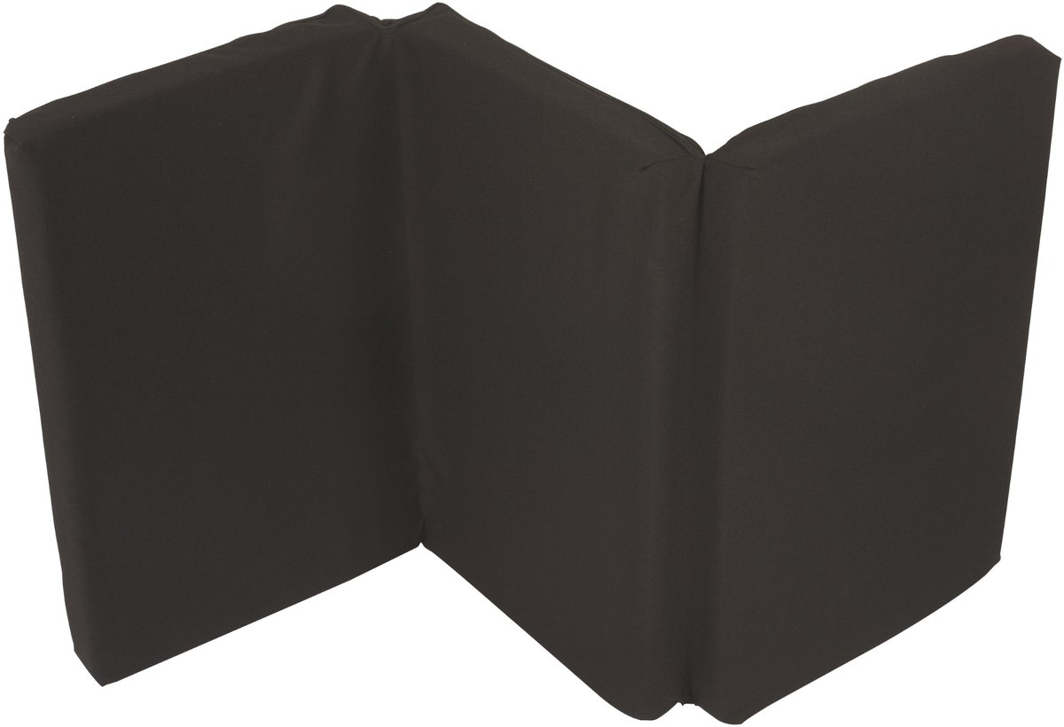 Nattou Reismatras Microvezel Zwart - 120x60 cm - Opvouwbare matras - Baby Accessoire