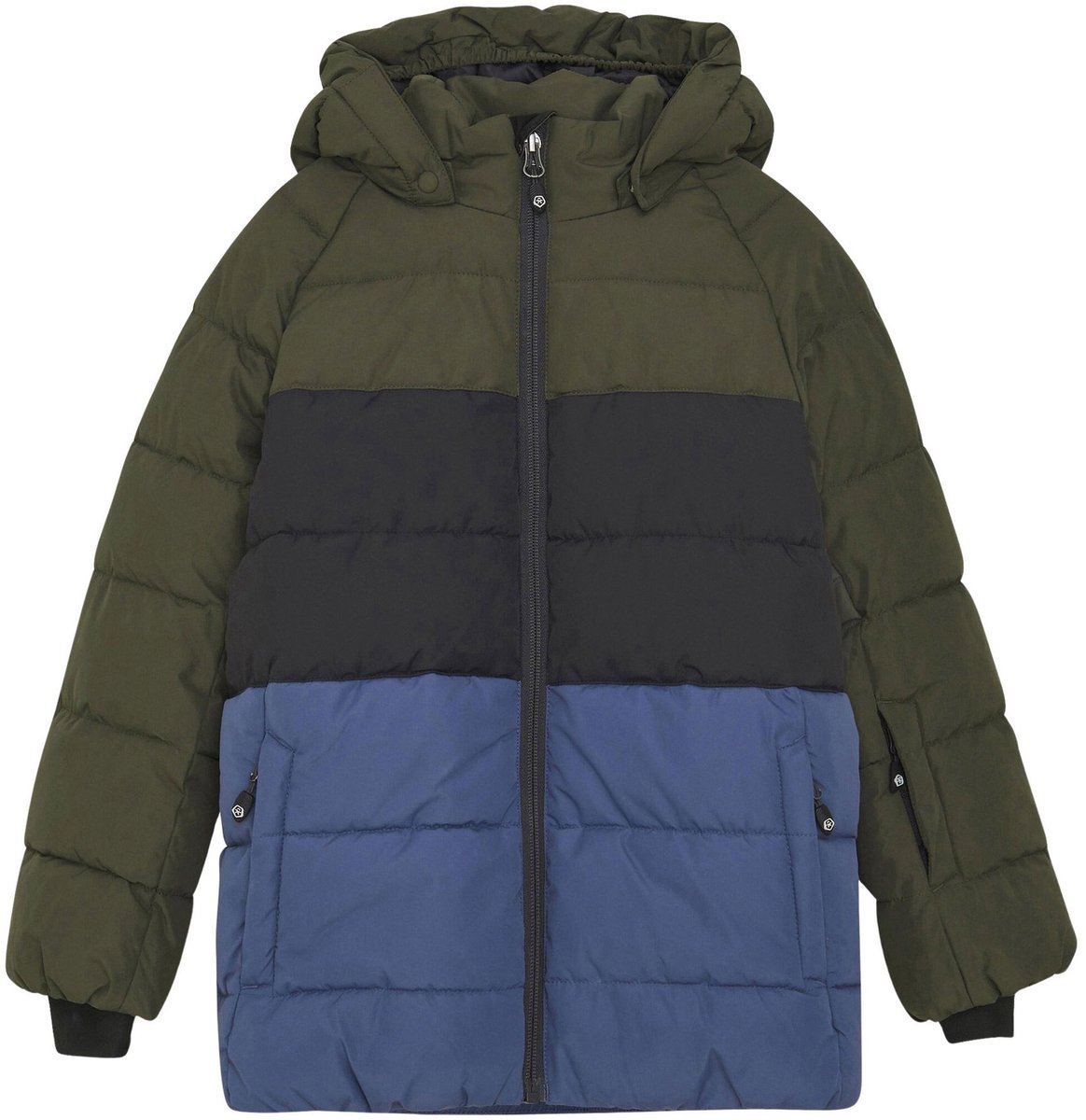 Color Kids Colorblock Skijas Junior Zwart