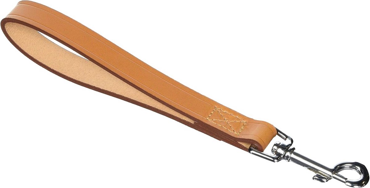 Lichtbruine Lederen Polsband 25 cm - Gemaakt van Hoogwaardig Bovenleer