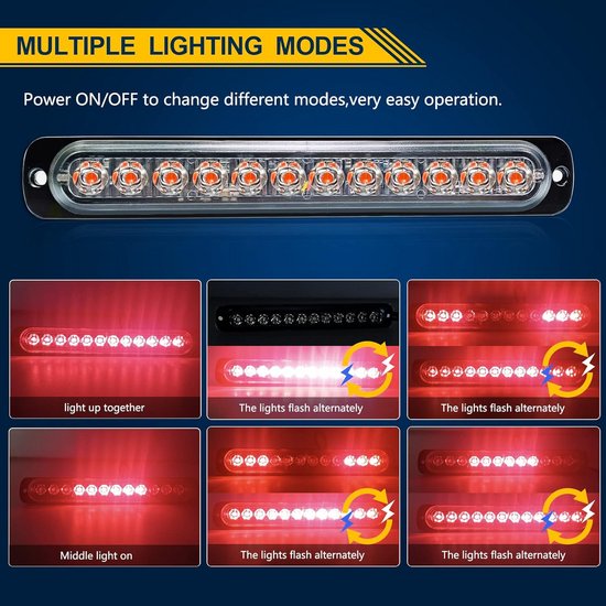 Set achterknipperlichten met leds voor Vespa Sprint 50