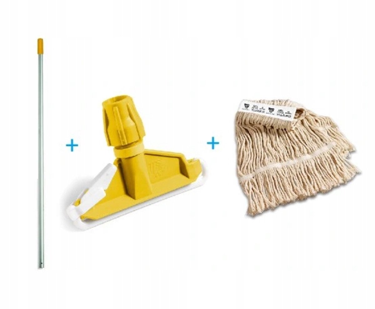 Kentucky TTS String Mop met Stok 140cm - Professionele Reiniging
