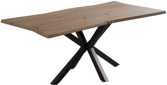 WOOOD Salontafel Cali Mangohout, 120 x 28cm - zwart - Japandi - Exclusive - 373960-Z