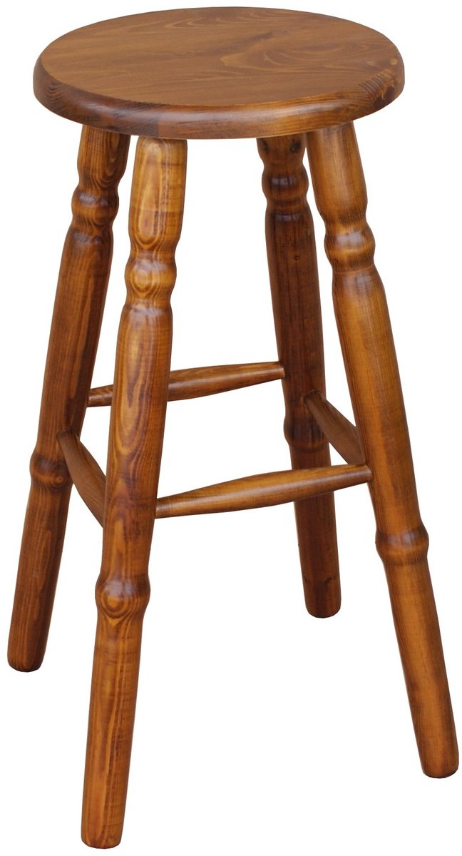 Houten Bar Kruk 60 cm - Rustiek Eiken