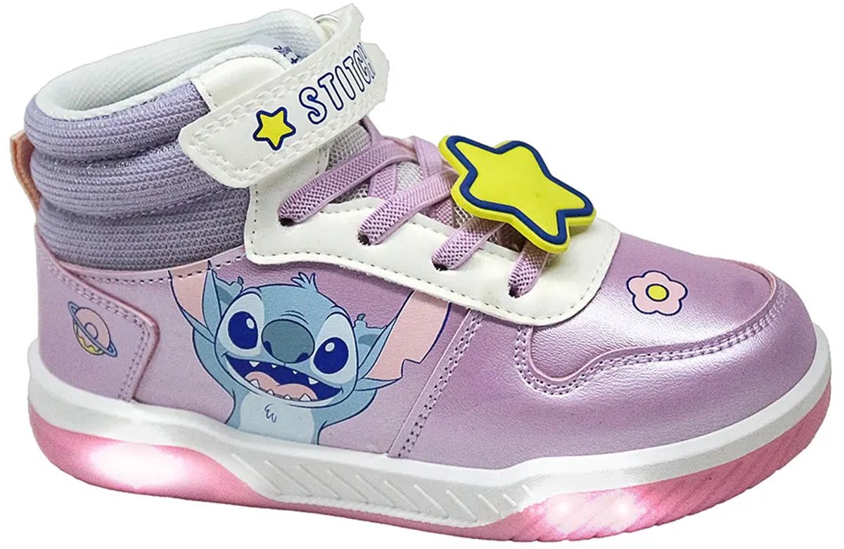 Cerda Stitch Stitch Pvc-sneakers Met Lichtjes Paars EU 28 Meisje