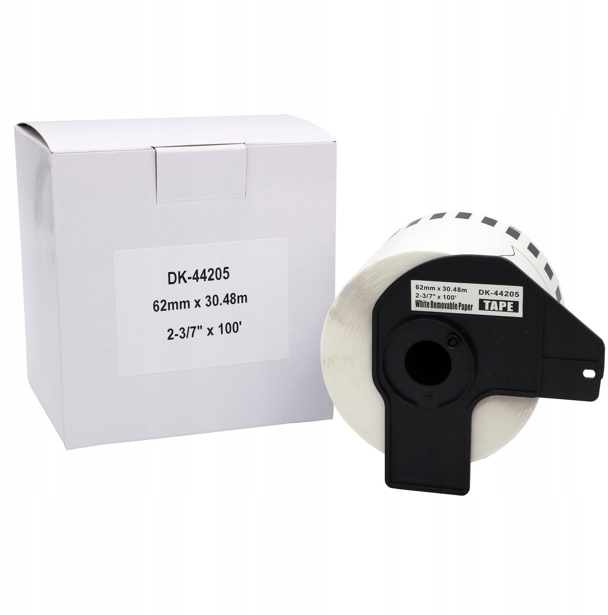 Specmark Thermische Rol DK-44205 voor Brother QL, 62mm, Verwijderbaar