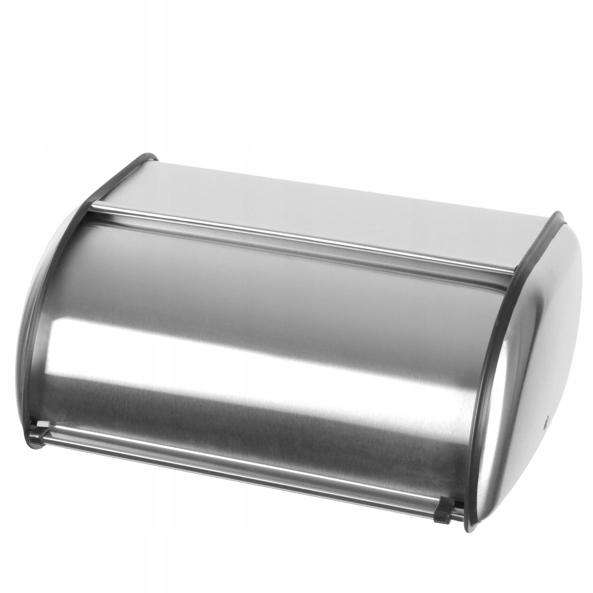 Zilveren metalen broodtrommel - Functioneel en stijlvol