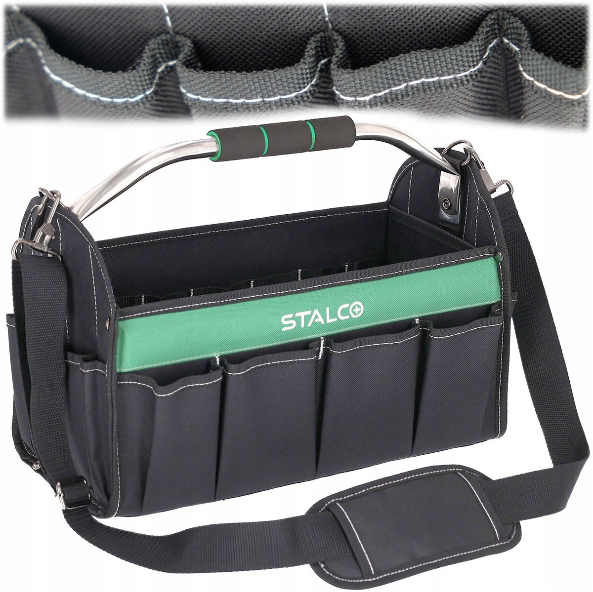 STALCO TNS30 Gereedschapstas - Verstevigd, 40x20x30cm