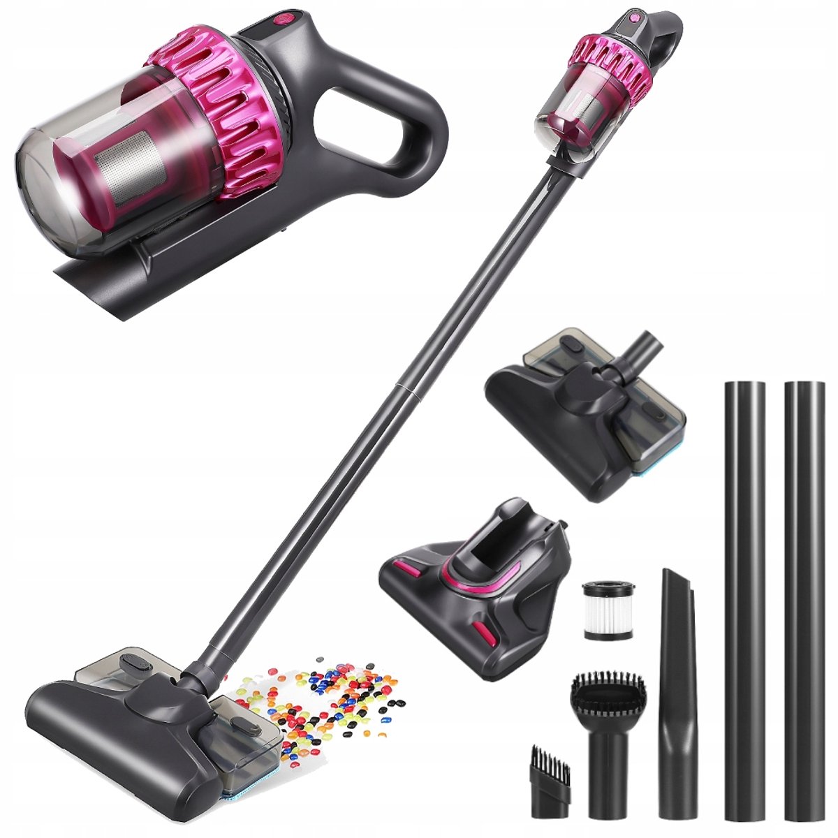5-in-1 Stofzuiger Draadloos - Krachtige 25KPa Handheld Stofzuiger voor Auto & Huis