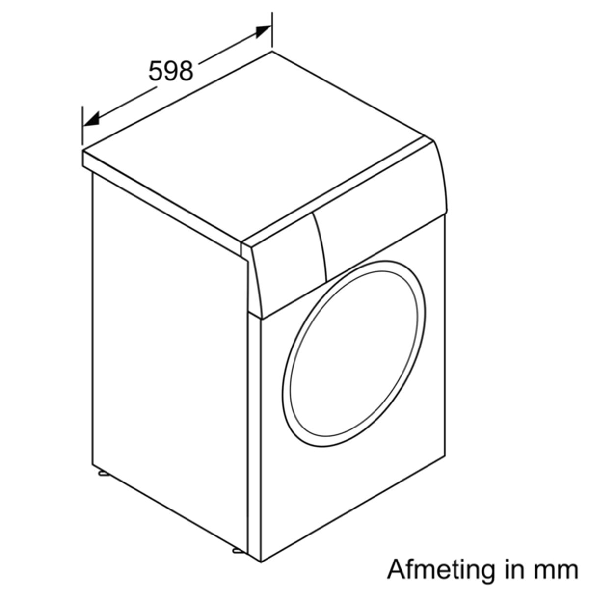 Bosch WGH244A7NL - Serie 6 - Wasmachine met stoom - Energielabel A - 20% - 9 kg - 1400 rpm - Automatische wasmiddeldosering met i-Dos - Iron Assist: vermindert kreukels tot 50% thumbnail 6