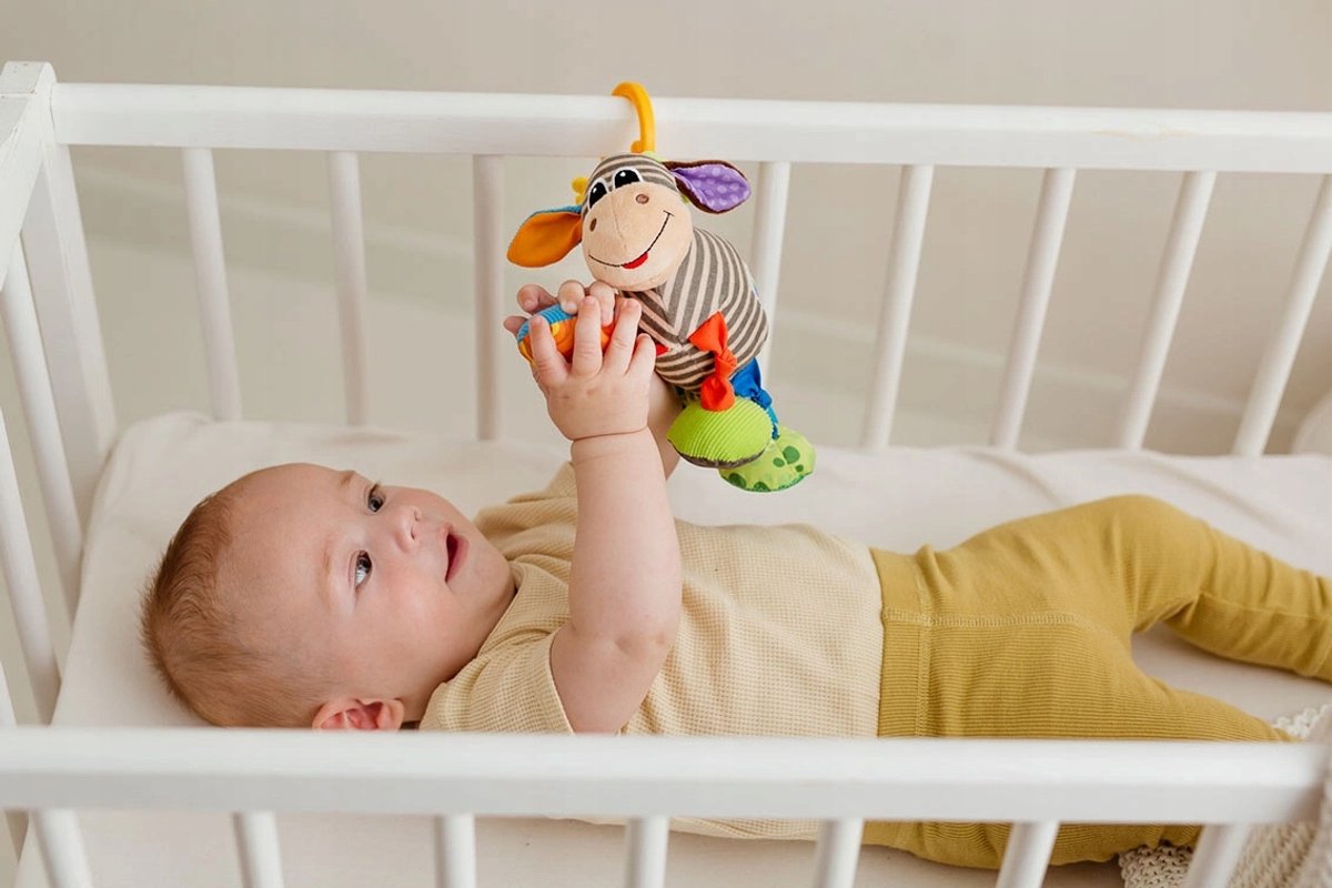 Balibazoo Alek Eland Babyhanger met Vibratie en Bijtring - 0m+
