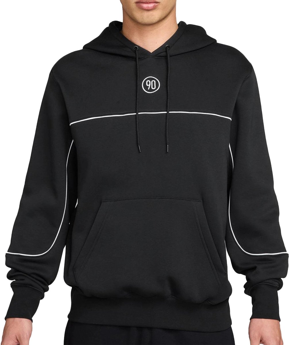 Nike club total 90 hoodie in de kleur zwart.