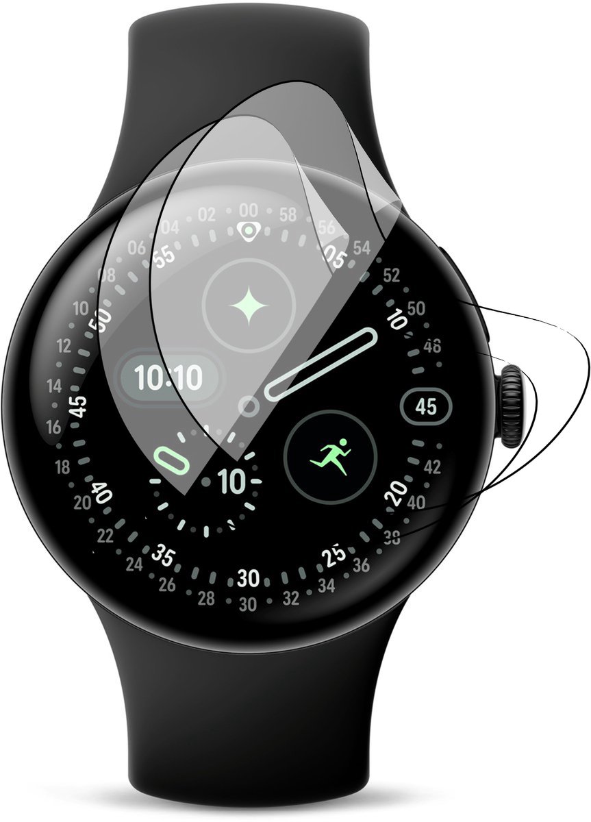 Screenprotector geschikt voor Google Pixel Watch 4 41mm - 2x FlexGuard Screen Protector