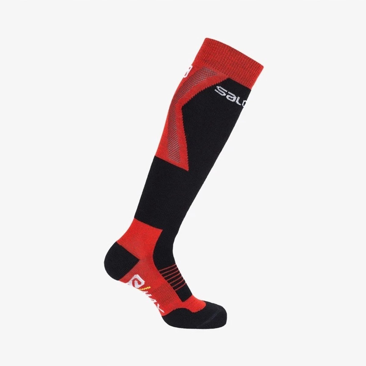 Salomon S/MAX JR Skisokken Kinderen Wol Merino Rood