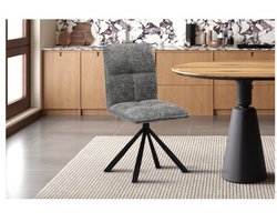 Stoelen - Draaistoel - Verstelbaar - Grijs