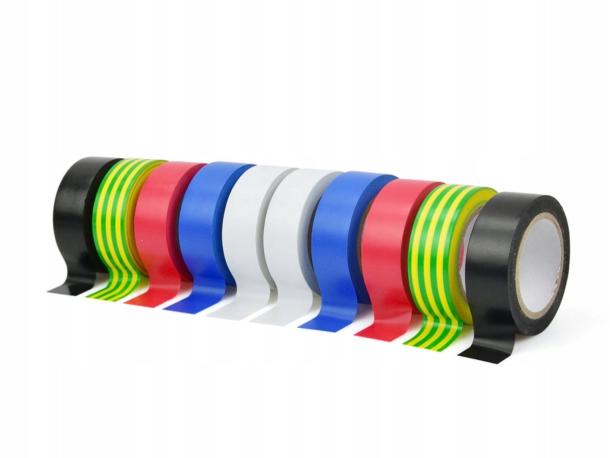 Cleured Isolatietape Set - 19 mm x 10 m PVC