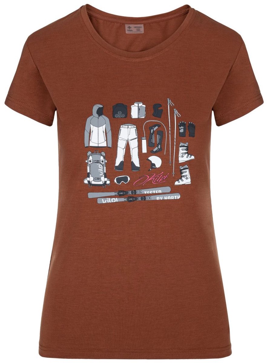 Kilpi Tornes T-shirt Met Korte Mouwen Vrouw Rood