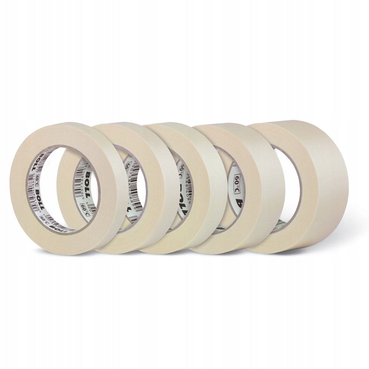 Boll bordtape 60°C - 25mm x 50m