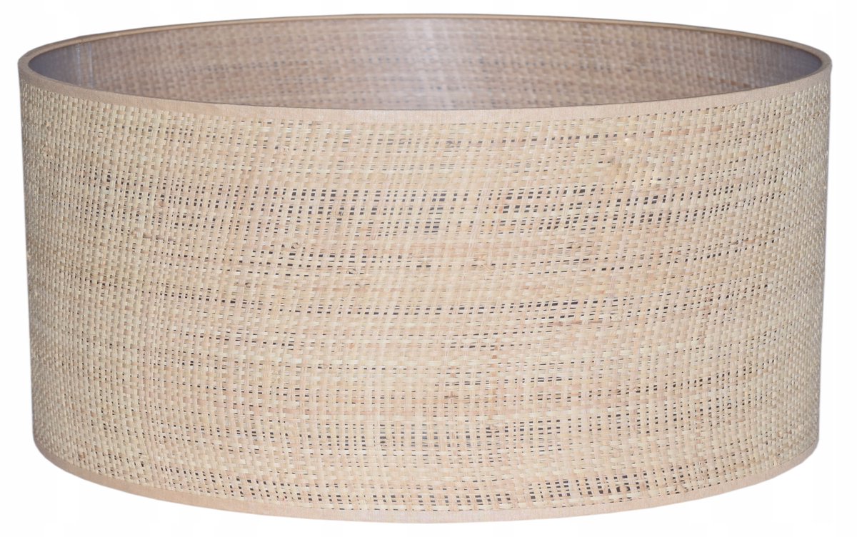Boho Rotan Lampenkap Cilinder 40cm E27 Naturel