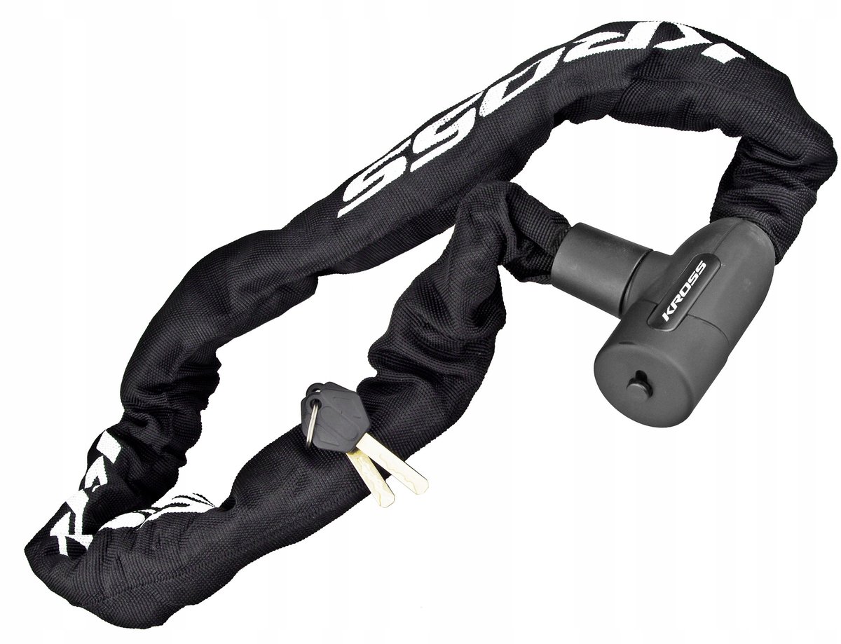 Kross KZL 600 Fietsketting - 100cm, 10mm Hard Staal, Beveiligingsniveau 9
