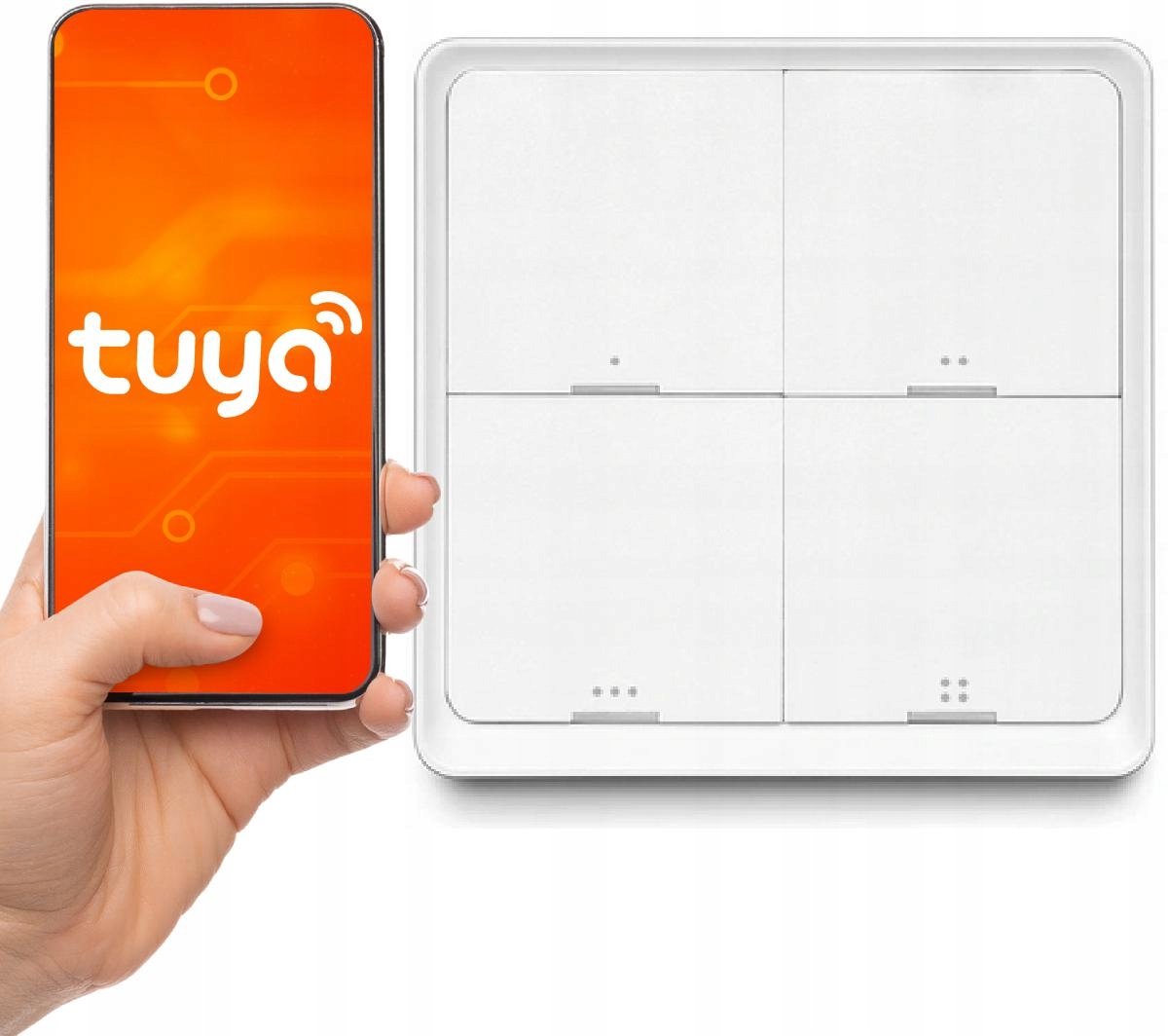 Tuya Zigbee Afstandsbediening 4 Kanalen 12 Scènes