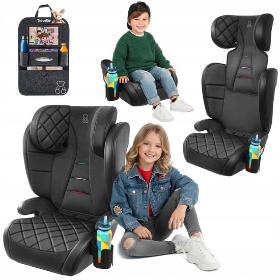 Autostoel EZIO 2-in-1 Booster 100-150 cm i-Size R129 Eco-leer