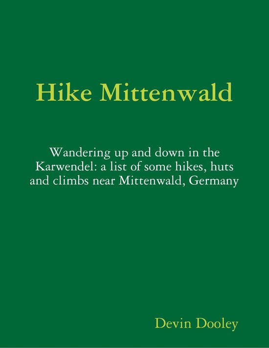 Hike Mittenwald - cover