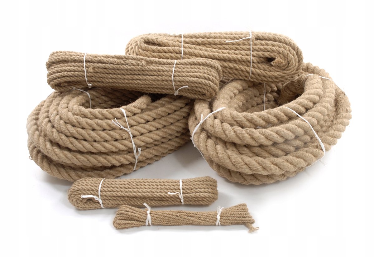 Gedraaide Jute Touw 24mm 20m - Decoratief & Duurzaam