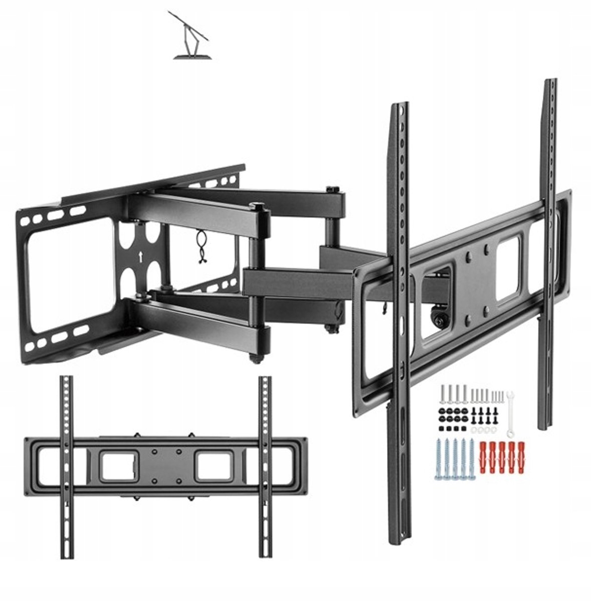 Draaibare TV-muurbeugel voor LG 65NANO917NA - 65 inch