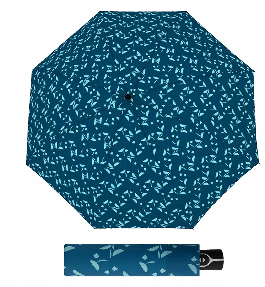 Doppler Fiber Magic Joy Automatische Paraplu Dames - Winddicht Blauw