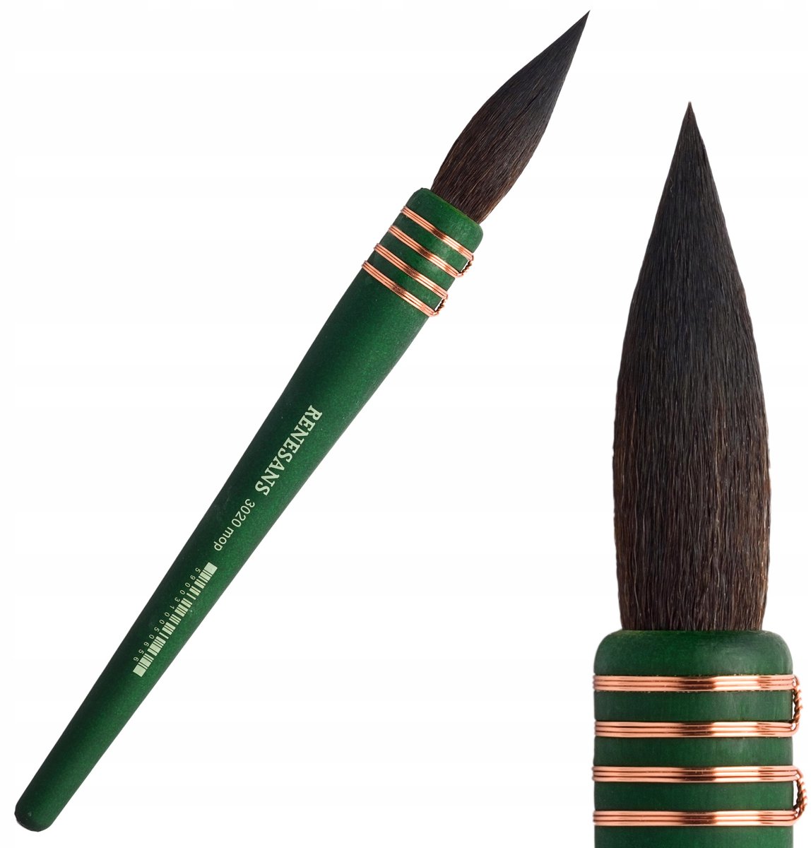 Renesans 3020 Mop Aquarelpenseel - Maat 0, Synthetisch