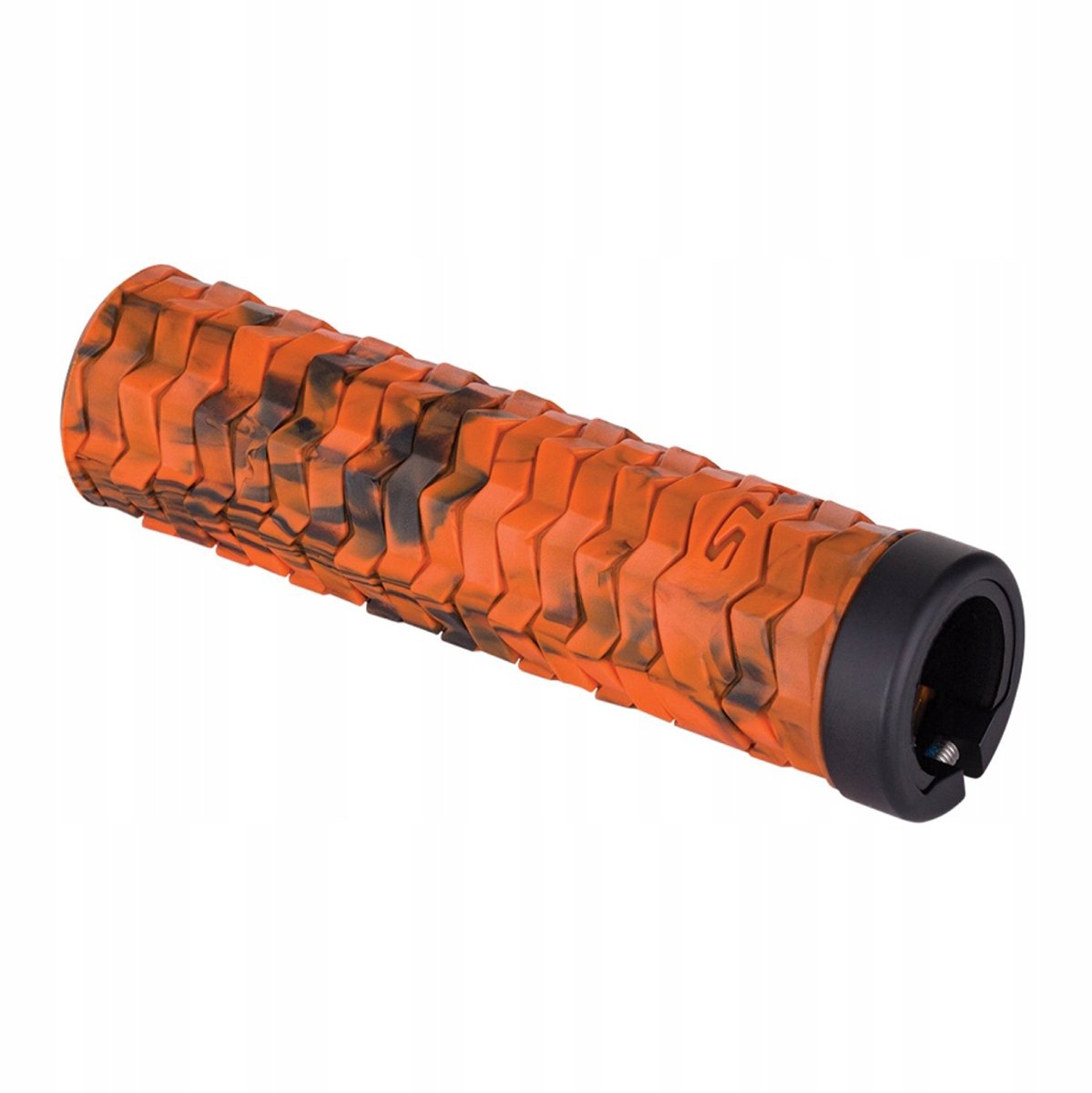 Merkloze Fietshandvatten Lock-On - Oranje/Zwart