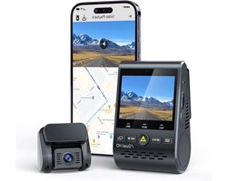 VIN® Dual Dashcam - Dashcam Voor Auto 1080p - Voor en Achter Camera – Auto Camera - G-Sensor - App Bediening – Parkeermodus