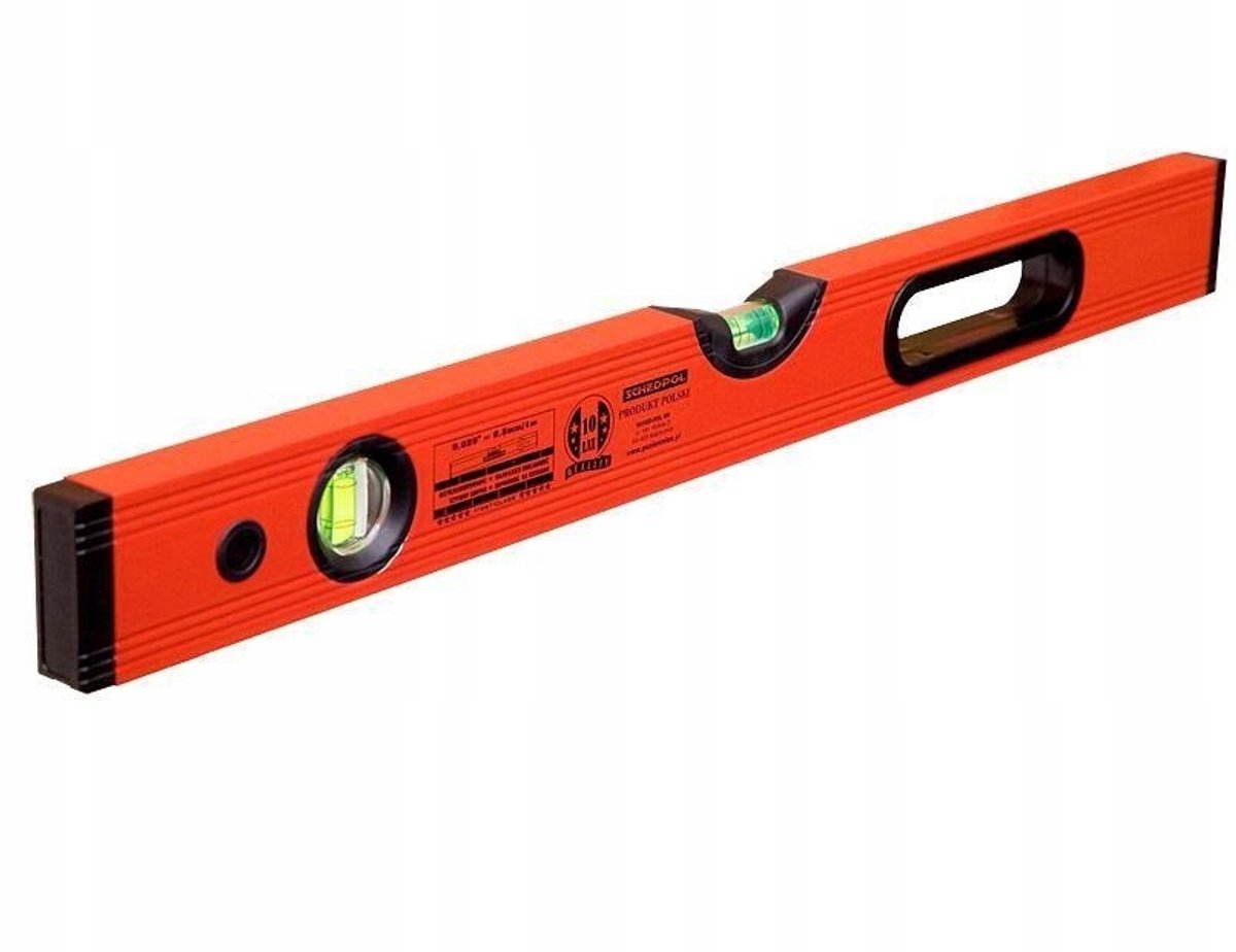 Schedpol Waterpas met Handvat - 100 cm - 2 Libellen - Hoge Precisie