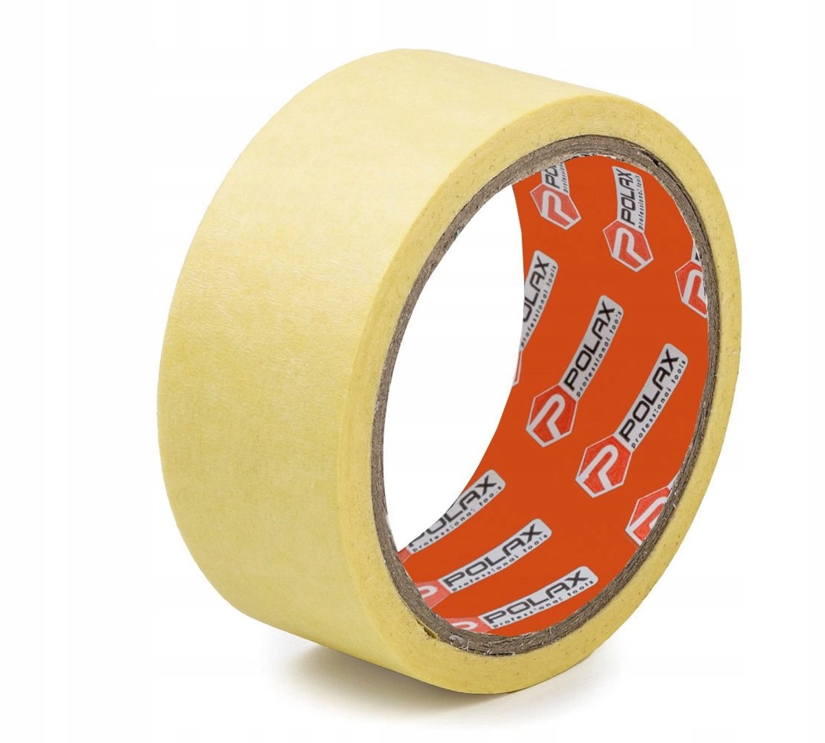 Papieren bord/afplaktape Geel 38mm x 40m