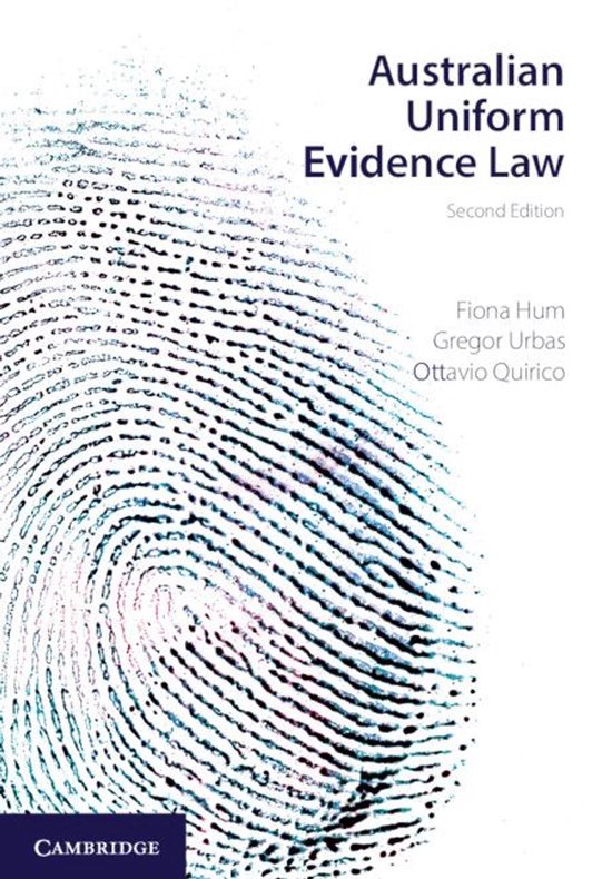 Australian Uniform Evidence Law - cover