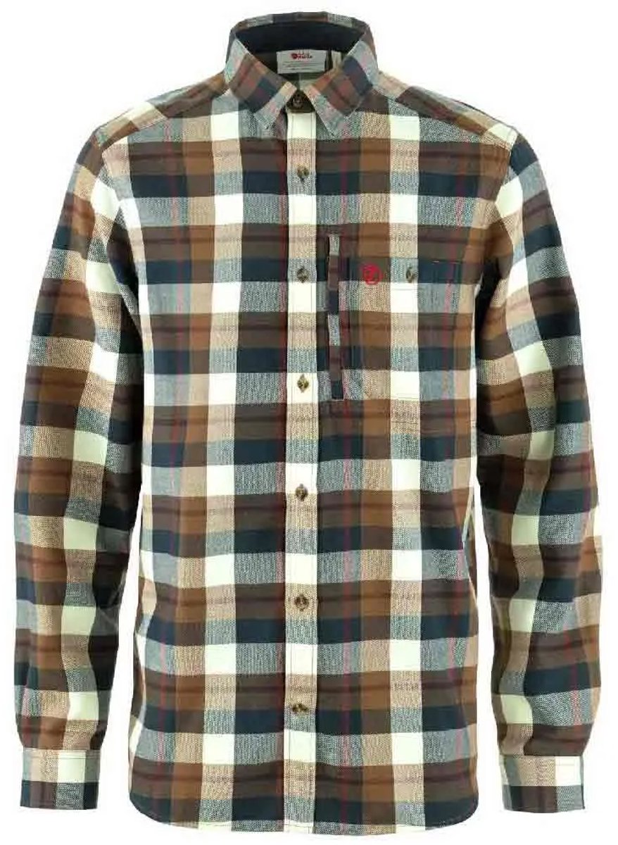 Fjällräven Fjällglim Overhemd Met Lange Mouwen L Man Bruin