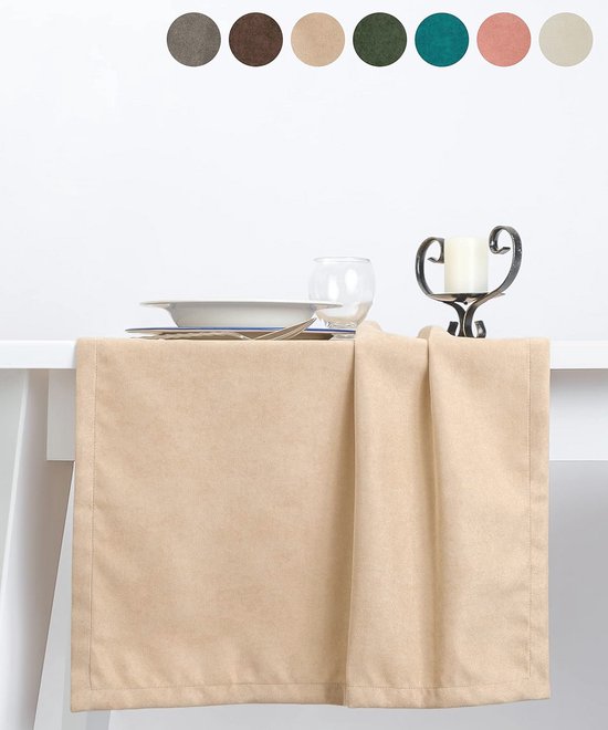 Tafelloper - Fijn kant - Offwhite - Loper 100 x 150 cm • Quality Home Shopping