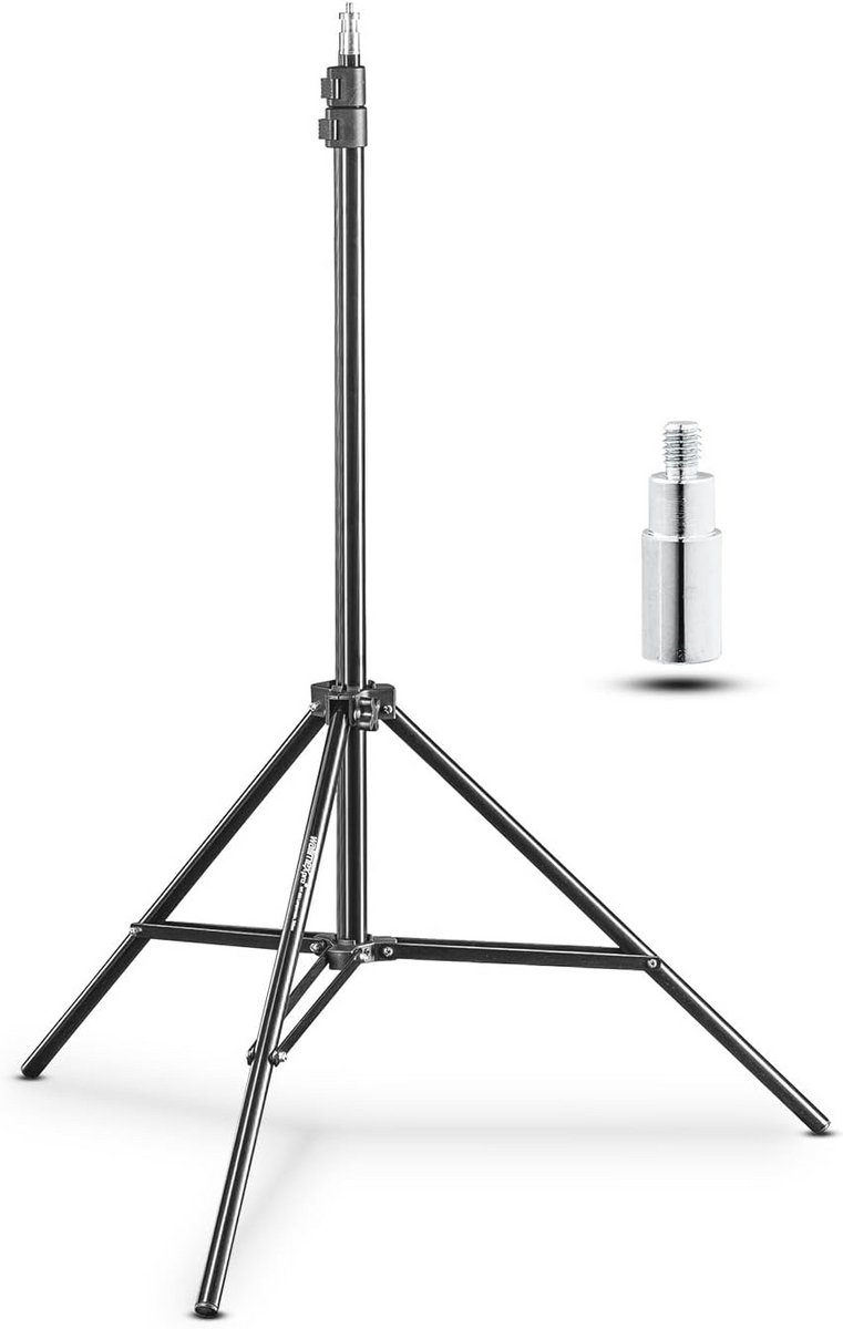 Compact Lampstatief tot 208 cm voor Fotografie en Video