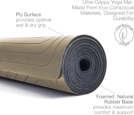 Warrior Yogamat Premium Antislip - Milieuvriendelijk Design voor Yoga — afbeelding 5