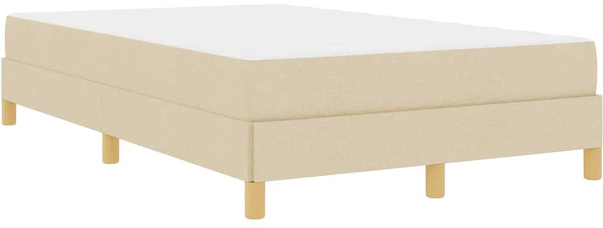 Tweepersoonsbed | Dubbelbed | Volwassenenbed | Boxspring bed Crème en bruin 120 x 190 cm