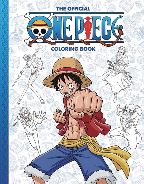 One Piece: The Official Coloring Book - cover
