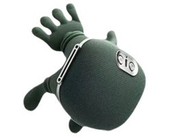 Nek- en schoudermassage-apparaat, oplaadbaar en draagbaar, simuleert handmassage voor comfortabele spierontspanning.