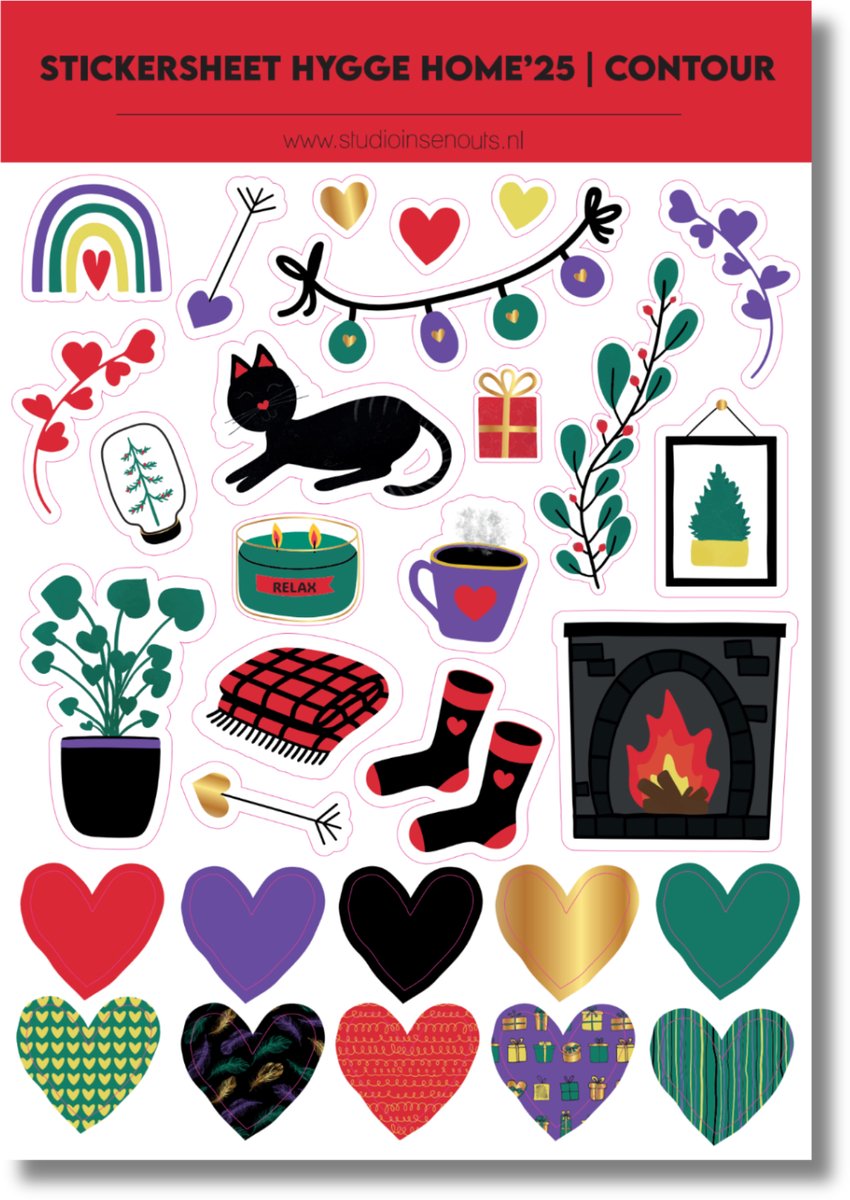 Stickervel Contour | Hygge Home'25
