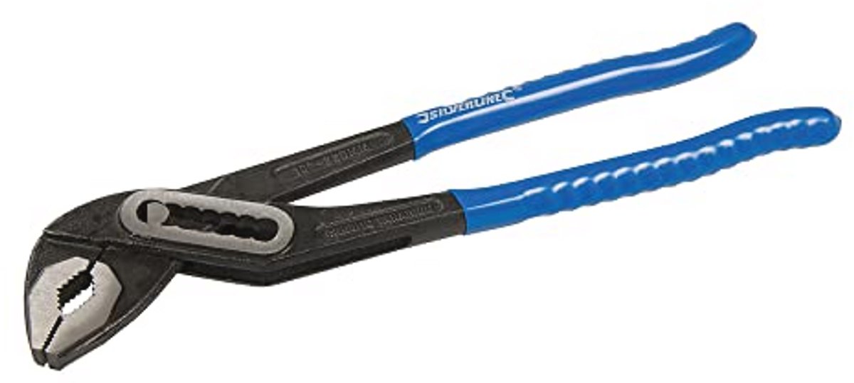 Waterpomptang 250 mm - Robuuste Chroom-Vanadium Staal met Slanke Kaken