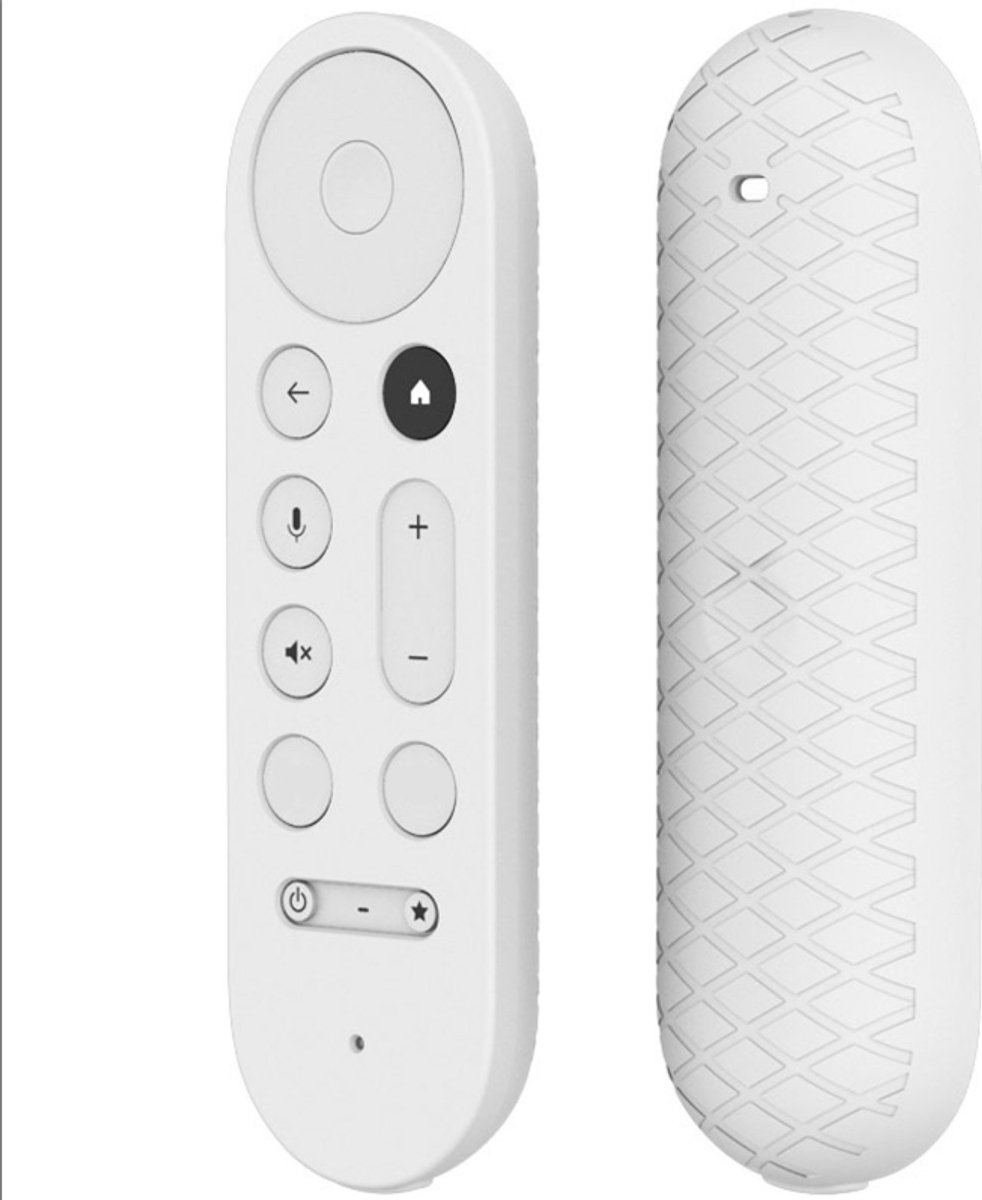 Beschermhoes Geschikt voor Google TV Streamer 4K-afstandsbediening - Wit (2024)