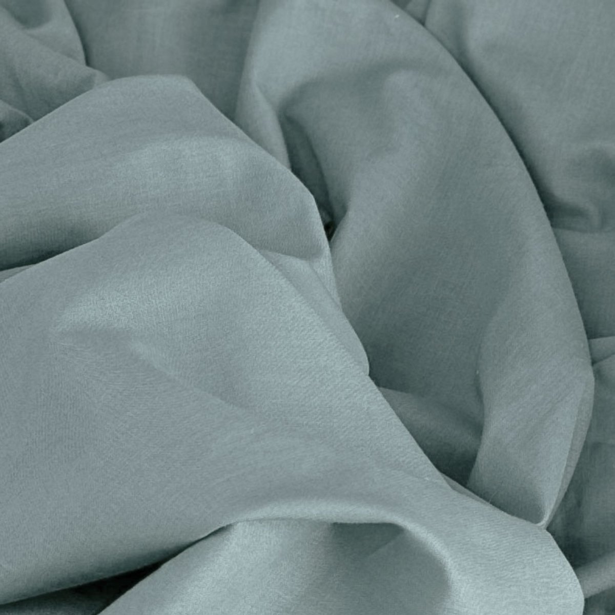 kayori Shizu Topper Hoeslaken Jersey - 200x200-220cm - Matrasdikte 12 cm - Biologisch Katoen - Zeeblauw